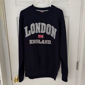 London England Navy Sweatshirt